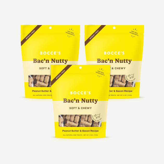 Bocce's Bakery Soft & Chewy Treats 3-Pack Bundle